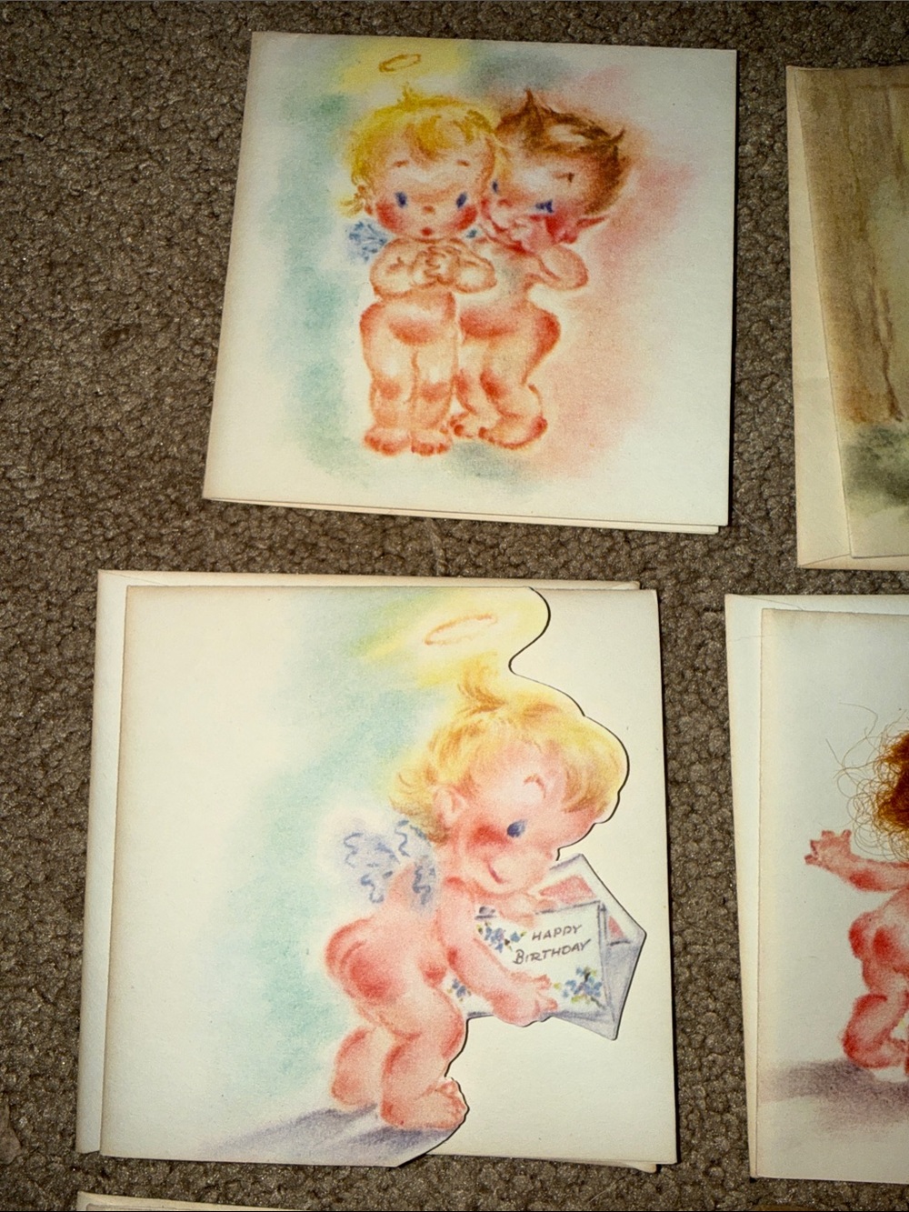 Saints 'n' Sinners Vintage Party Greeting Card Set - Pink/Cream - Picture 4 of 13